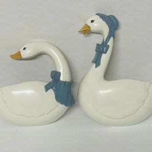 1980's Vintage HOMCO Burwood Duck Wall Plantars Home Interiors and Gifts